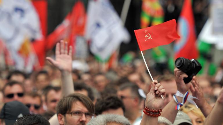 Moskau: Teilnehmer am "Marsch der Millionen" Moskau: Teilnehmer am "Marsch der Millionen"