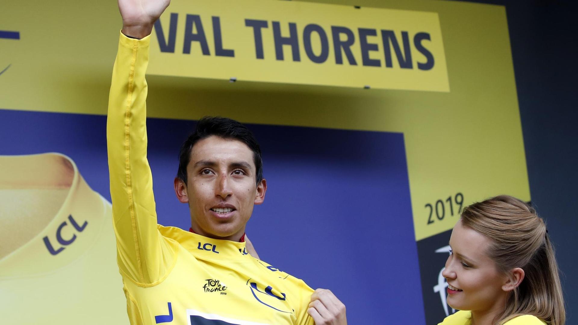 Der Kolumbianer Egan Bernal gewann als erster Südamerikaner die Tour de France. Der Kolumbianer Egan Bernal gewann als erster Südamerikaner die Tour de France.