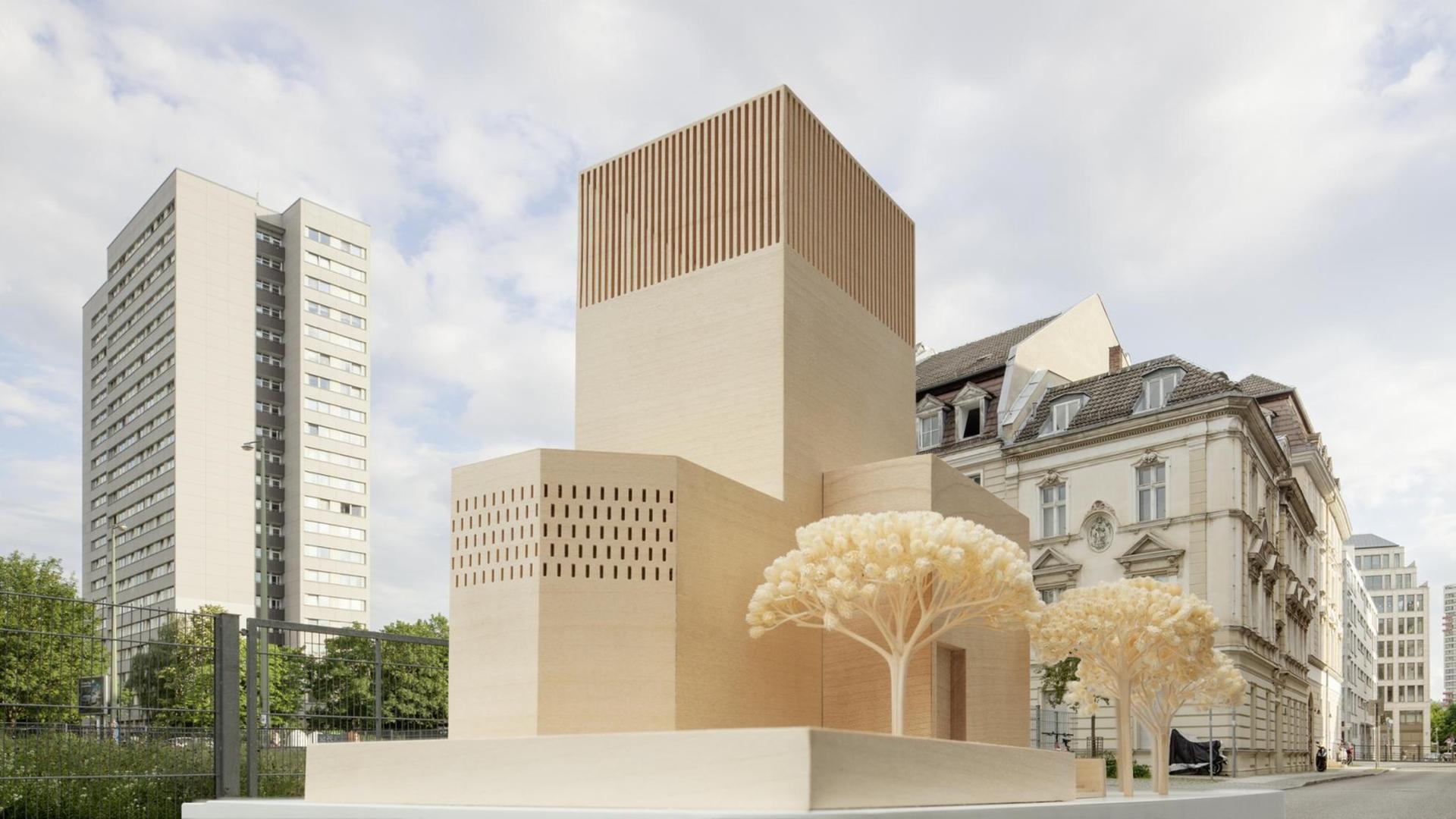Architekturentwurf des House of One, das am Berliner Petriplatz entstehen soll: In dem Gebäude sollen eine Synagoge, eine Moschee und eine Kirche verbunden werden. Architekturentwurf des House of One, das am Berliner Petriplatz entstehen soll: In dem Gebäude sollen eine Synagoge, eine Moschee und eine Kirche verbunden werden.