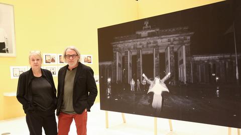 Die Fotografen Ute und Werner Mahler in den Deichtorhallen in Hamburg