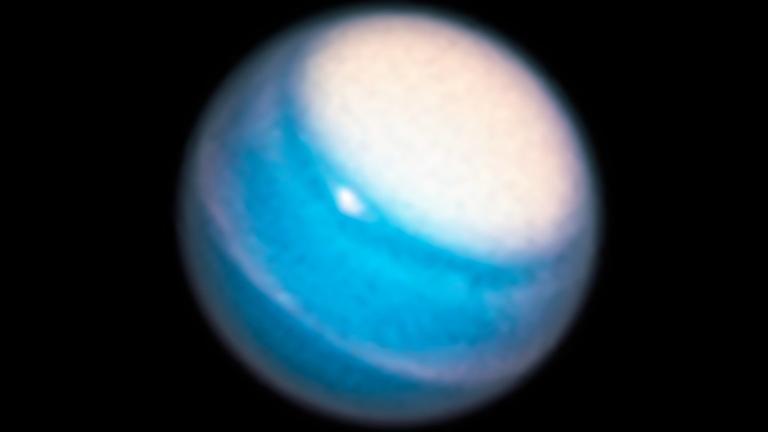 Der Gasplanet Uranus, beobachtet vom Hubble-Weltraumteleskop Der Gasplanet Uranus, beobachtet vom Hubble-Weltraumteleskop