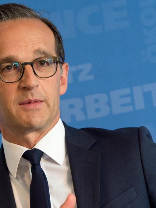 Bundesjustizminister Heiko Maas am Rednerpult