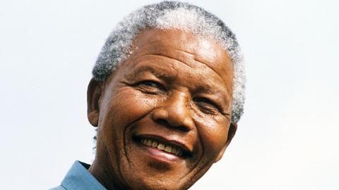 Porträtaufnahme von Nelson Mandela