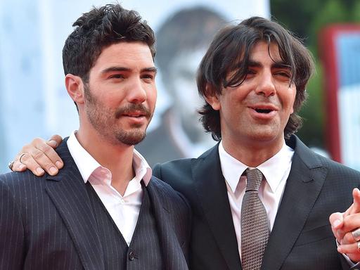 Schauspieler Tahar Rahim (links) und Regisseur Fatih Akin (rechts) auf der Premiere von "The Cut".