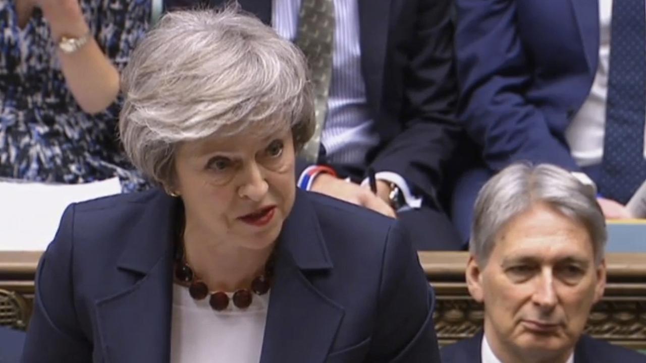 Die britische Premierministerin Theresa May Die britische Premierministerin Theresa May