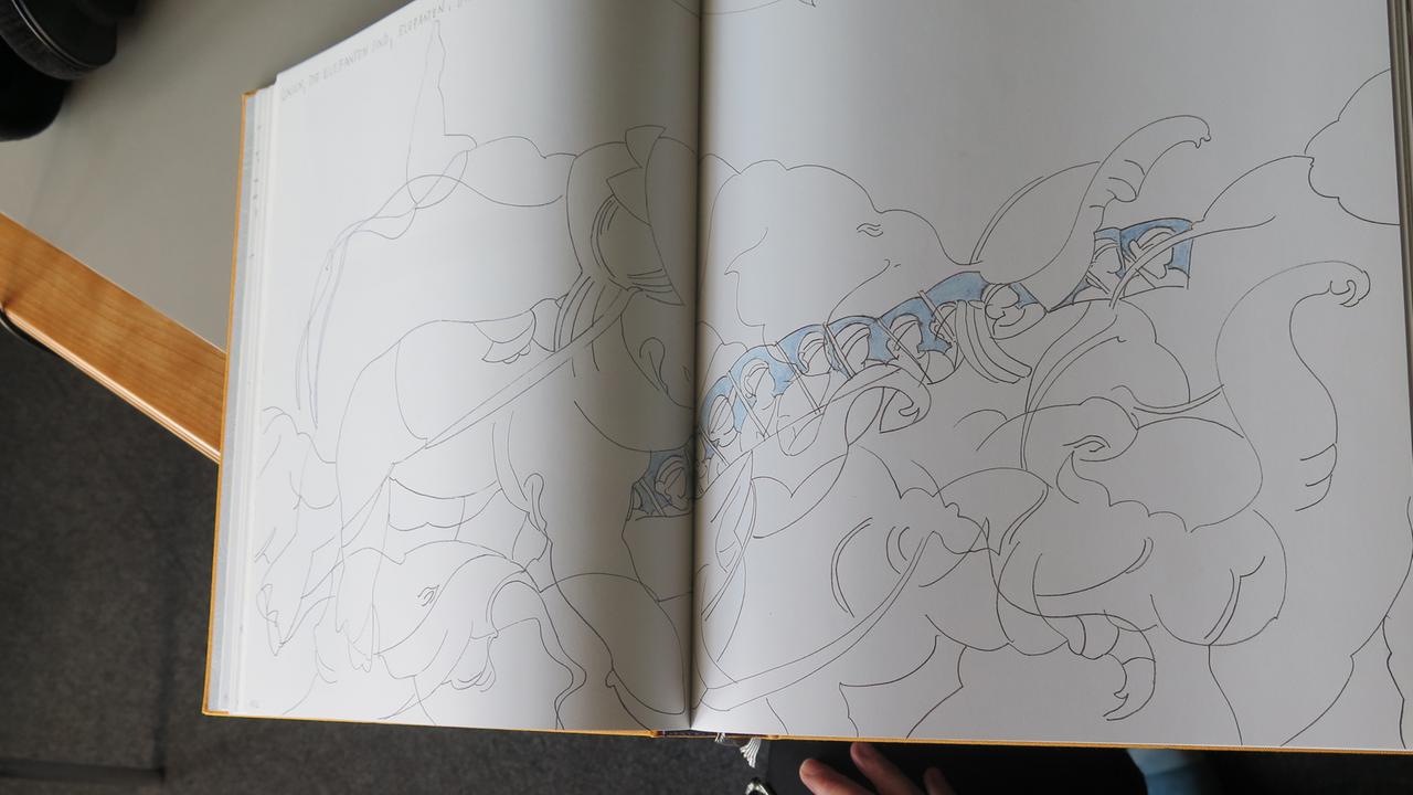Das Skizzenbuch von Nanne Meyer. Das Skizzenbuch von Nanne Meyer.