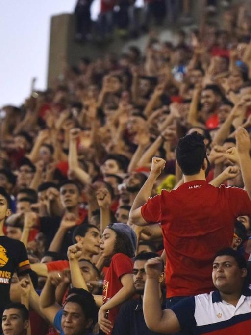 Ultras von Al Ahly 2014 in Kairo