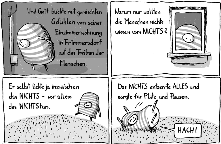 Ein Ausschnitt aus "Das Nichts und Gott" von Aike Arndt Ein Ausschnitt aus "Das Nichts und Gott" von Aike Arndt