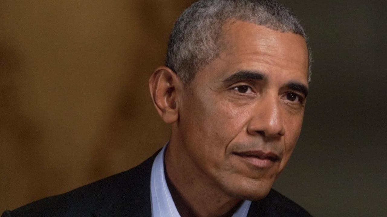 Barack Obama in einer CBS Show Barack Obama in einer CBS Show