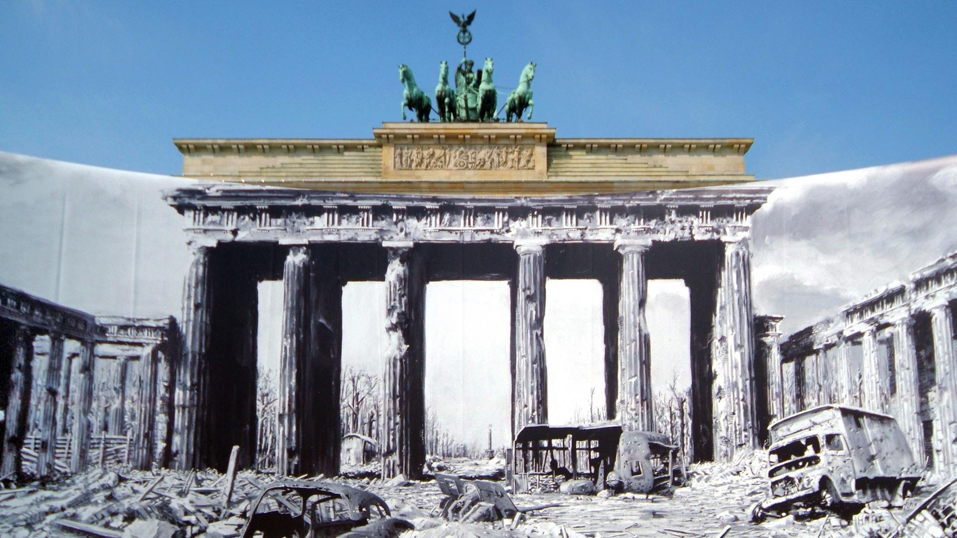 Foto-Installation am Brandenburger Tor Foto-Installation am Brandenburger Tor