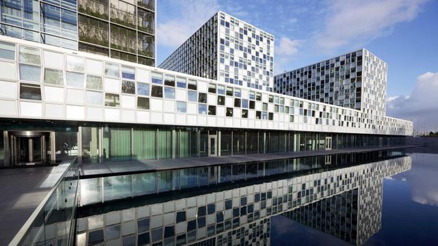 Blick auf das Gebäude des Internationalen Strafgerichtshofs in Den Haag (ICC)
