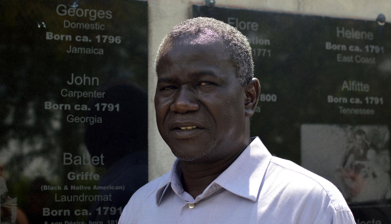 Dr. Ibrahima Seck: Wissenschaftlicher Leiter der Whitney Plantage, dem ersten Sklaverei-Museum der USA. Dr. Ibrahima Seck: Wissenschaftlicher Leiter der Whitney Plantage, dem ersten Sklaverei-Museum der USA.