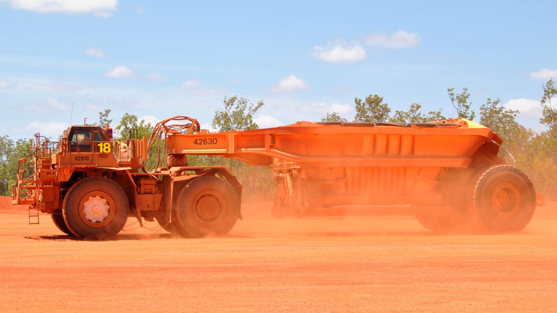 Bauxit-Mine in Australien