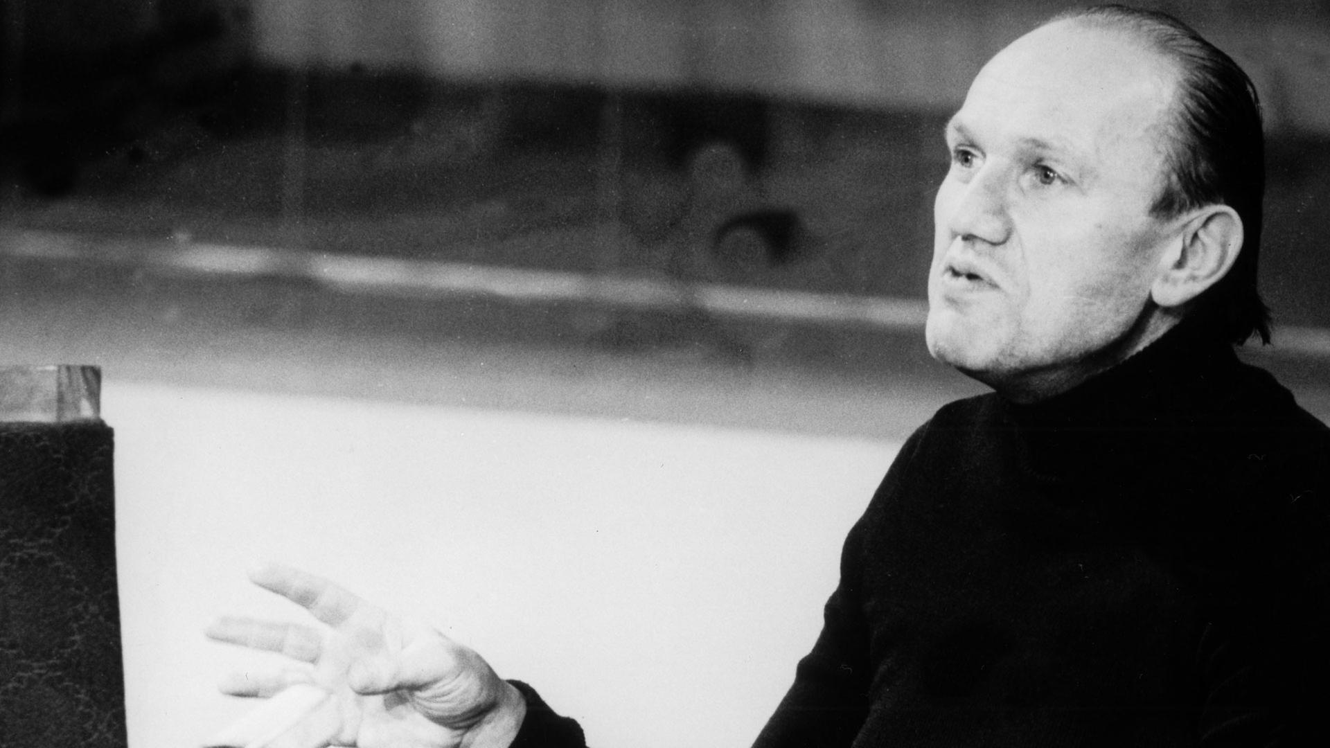 Schriftsteller Franz Fühmann 1977 in Ost-Berlin Schriftsteller Franz Fühmann 1977 in Ost-Berlin