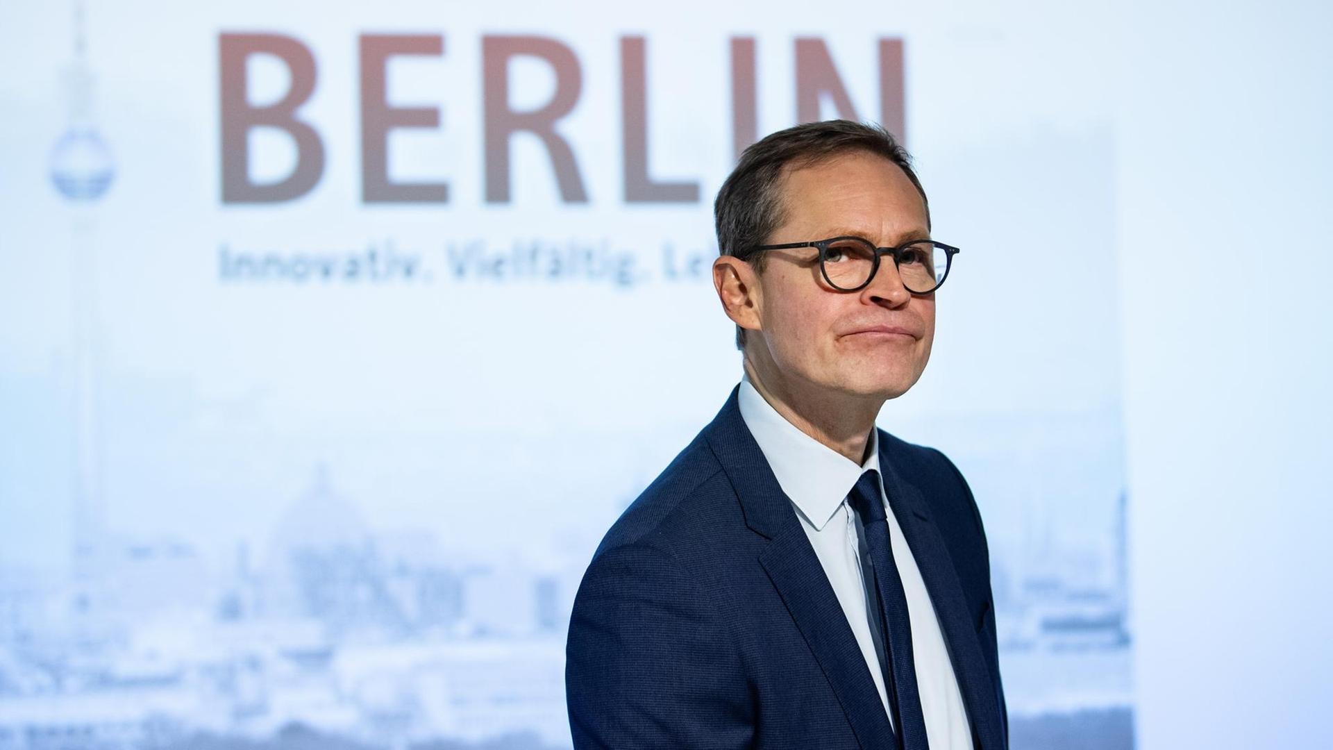 Das Foto zeigt Michael Müller (SPD), Regierender Bürgermeister von Berlin.