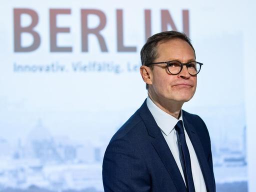 Das Foto zeigt Michael Müller (SPD), Regierender Bürgermeister von Berlin.