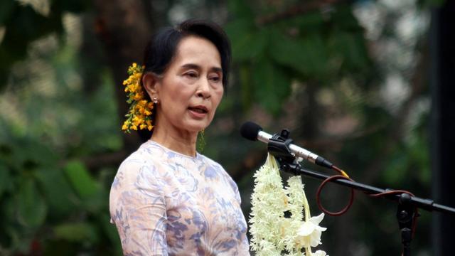 Oppositionsführerin Aung San Suu Kyi