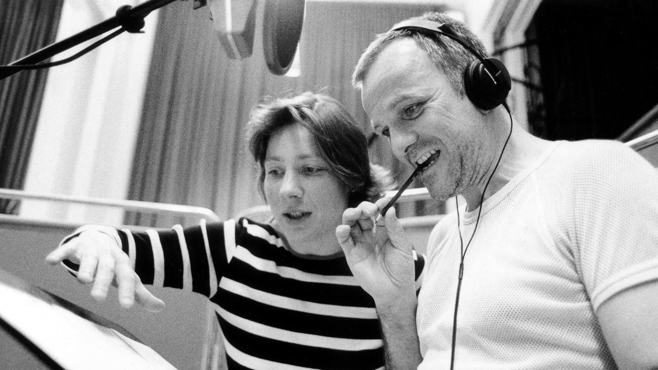 Beate Andres und Bernhard Schütz bei den Aufnahmen zu "Minotaurus" Beate Andres und Bernhard Schütz bei den Aufnahmen zu "Minotaurus"