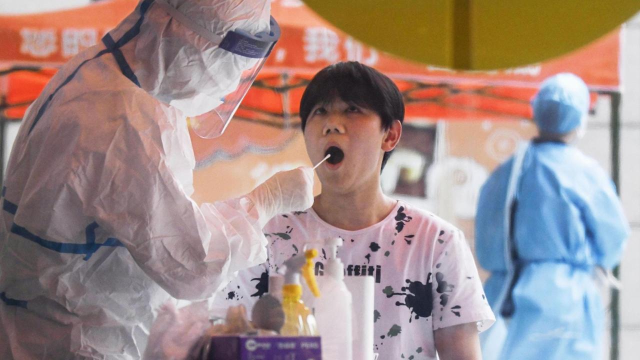 Coronatest im chinesischen Wuhan am 26. Mai 2020 Coronatest im chinesischen Wuhan am 26. Mai 2020