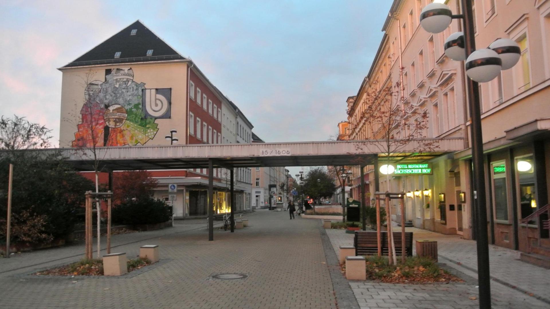 Der ehemalige Boulevard "Am Brühl" in Chemnitz