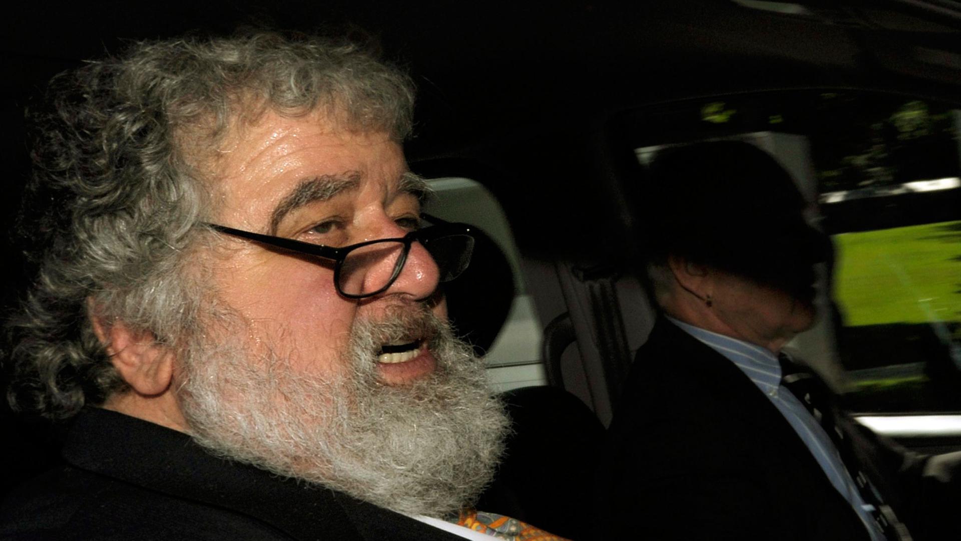 Das frühere FIFA-Exekutivkomitee-Mitglied Chuck Blazer im Auto. Das frühere FIFA-Exekutivkomitee-Mitglied Chuck Blazer im Auto.
