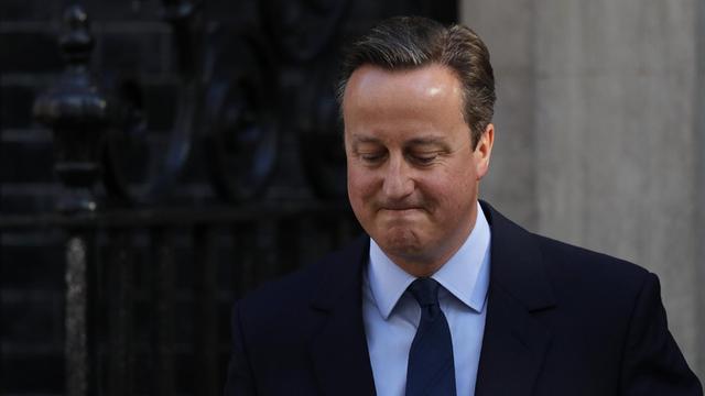 Der britische Premierminister David Cameron bei seiner Pressekonferenz am Morgen nach dem Referendum