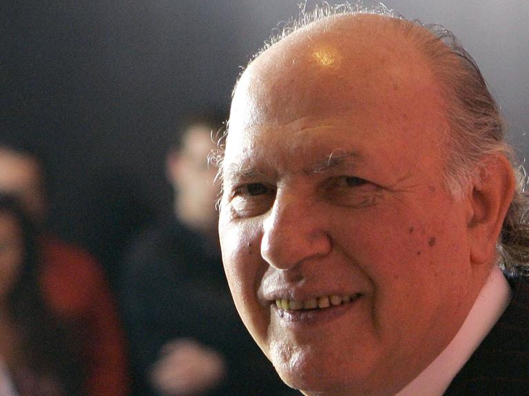 Der Literaturnobelpreisträger und Drehbuchautor Imre Kertesz bei der Vorstellung des Kinostreifens "Fateless" im Jahr 2005.