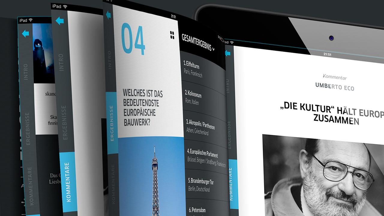 Was denkt Europa über Europa? - Antworten finden Sie in der Europa-Liste-App des Goethe-Instituts Was denkt Europa über Europa? - Antworten finden Sie in der Europa-Liste-App des Goethe-Instituts