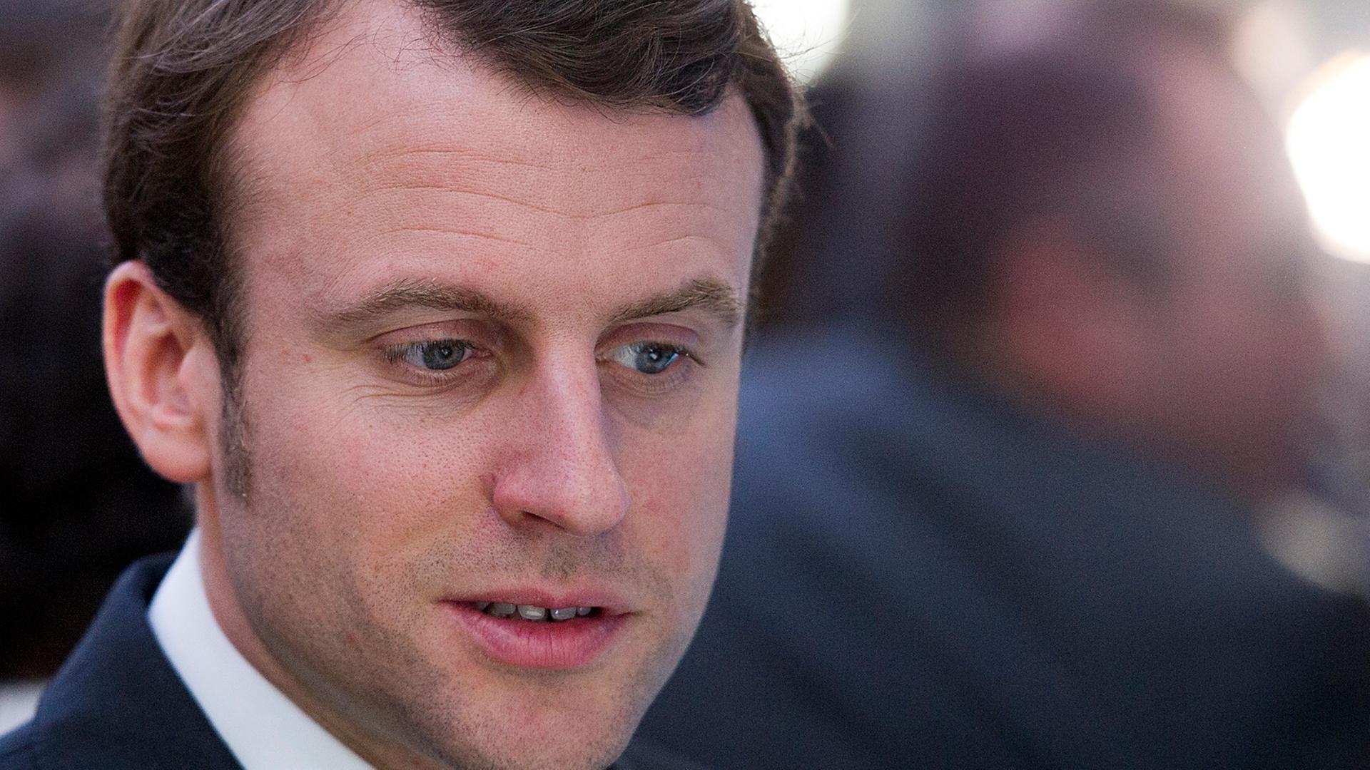 Profilfoto des französischen Präsidentschaftskandidaten Emmanuel Macron. Profilfoto des französischen Präsidentschaftskandidaten Emmanuel Macron.