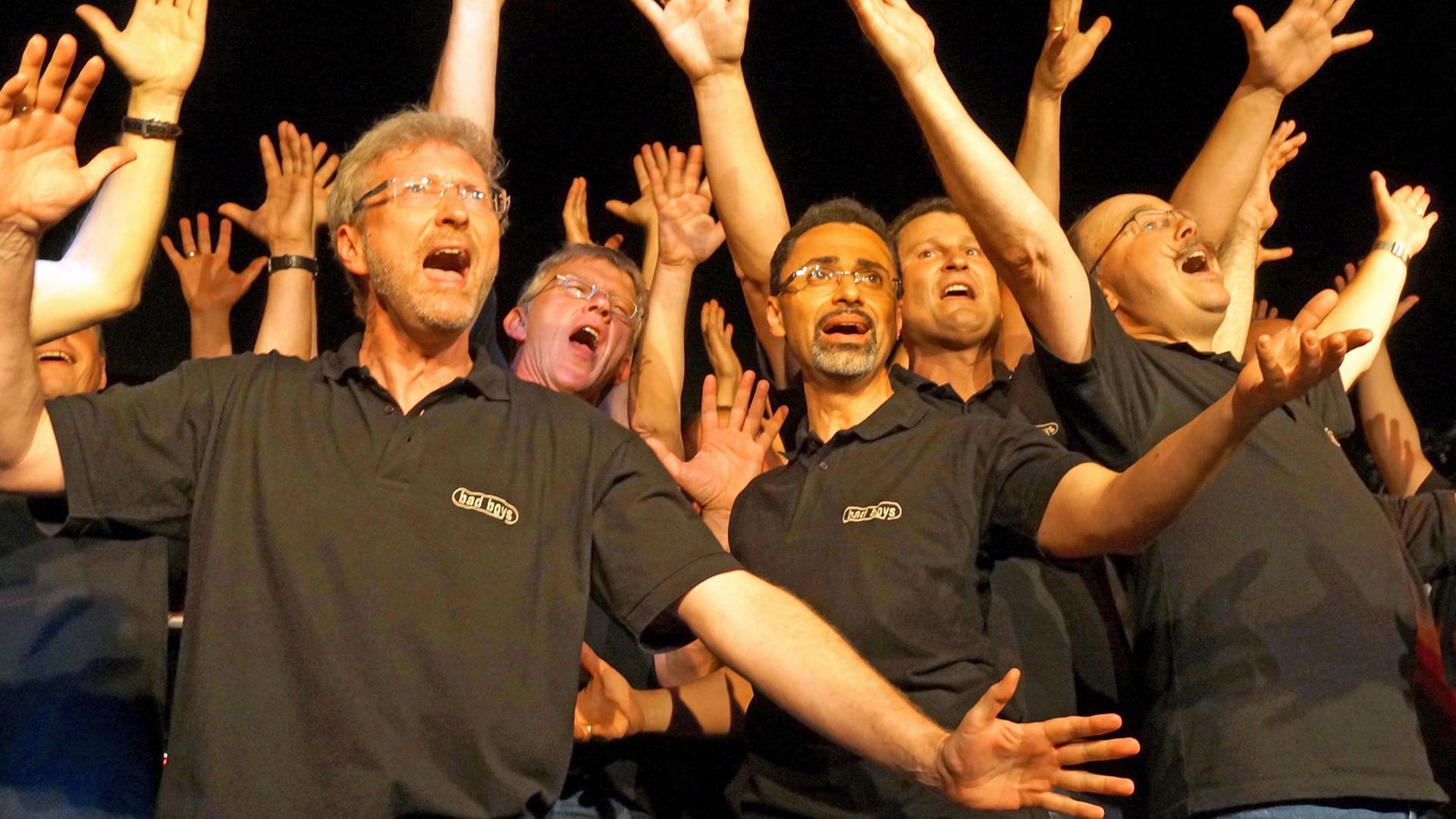 Der Männerchor "Bad Boys Dortmund". Der Männerchor "Bad Boys Dortmund".