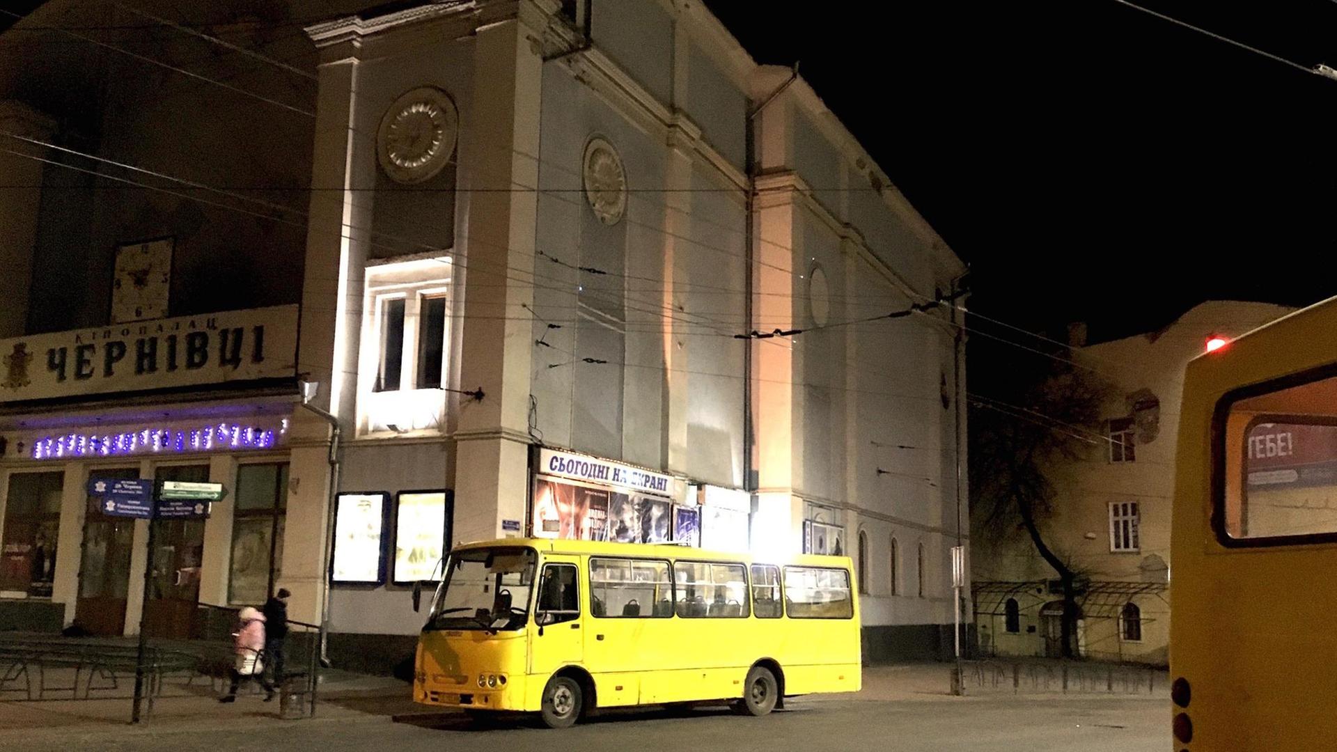 Die ehemalige Synagoge in Czernowitz ist heute ein Kino.