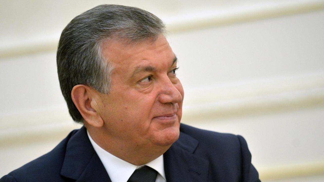Der usbekische Übergangspräsident Mirsijojew.