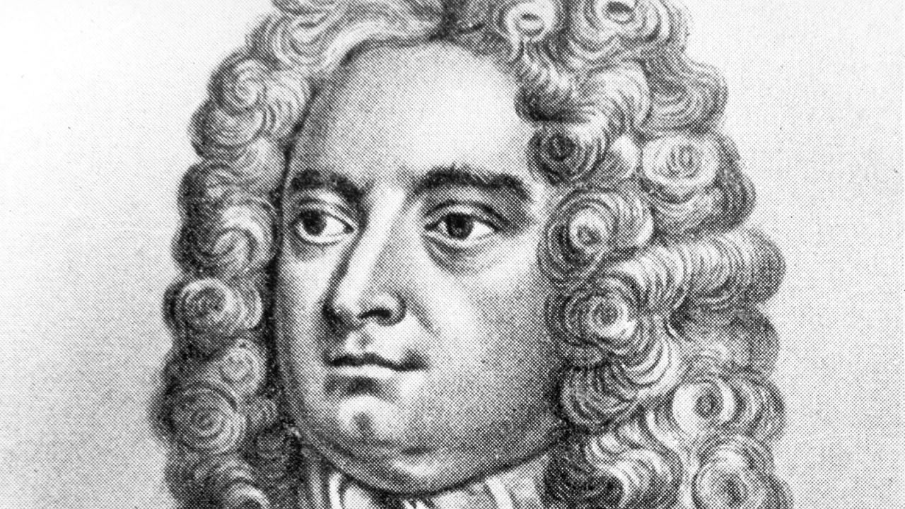 Zeitgenössisches Porträt des irisch-englischen Schriftstellers Jonathan Swift (1667-1745) Zeitgenössisches Porträt des irisch-englischen Schriftstellers Jonathan Swift (1667-1745)