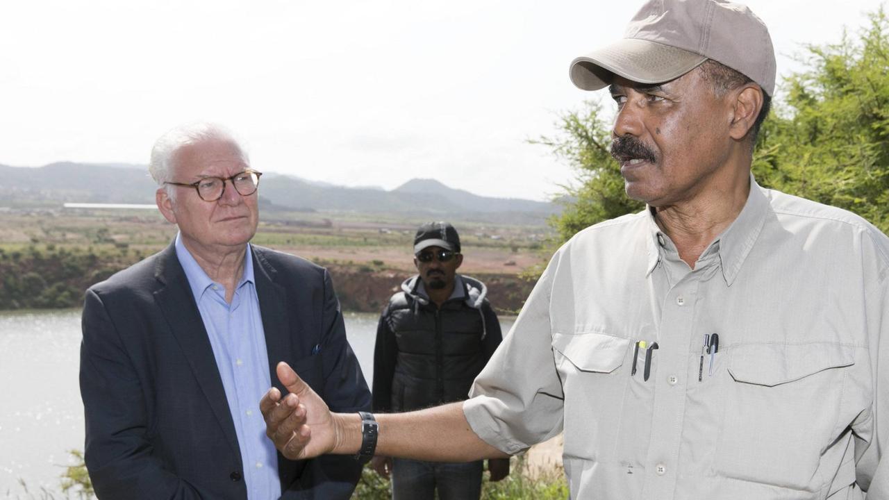 Bartholomäus Grill, Journalist, und Isaias Afewerki, Präsident von Eritrea am 24.08.2018 in Asmara, Eritrea PUBLICATIONxINxGERxSUIxAUTxONLY Copyright: xUtexGrabowskyx/xphotothek.netx Bartholomäus Grill, Journalist, und Isaias Afewerki, Präsident von Eritrea am 24.08.2018 in Asmara, Eritrea PUBLICATIONxINxGERxSUIxAUTxONLY Copyright: xUtexGrabowskyx/xphotothek.netx