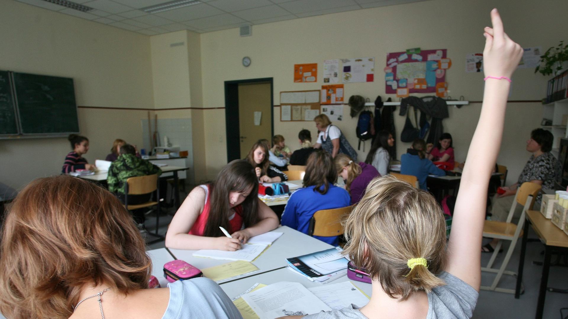 Unterricht an eine Schule in Berlin