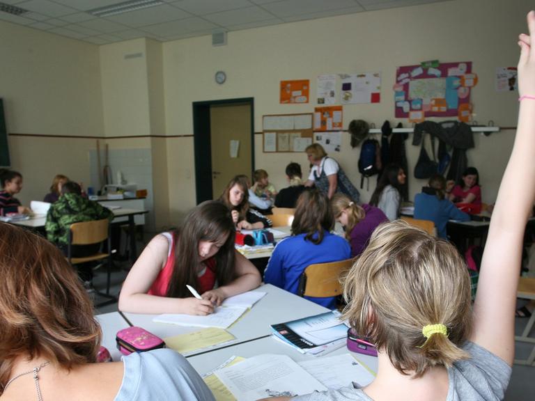 Unterricht an der Heinz-Brandt-Sekundarschule in Berlin-Weißensee.