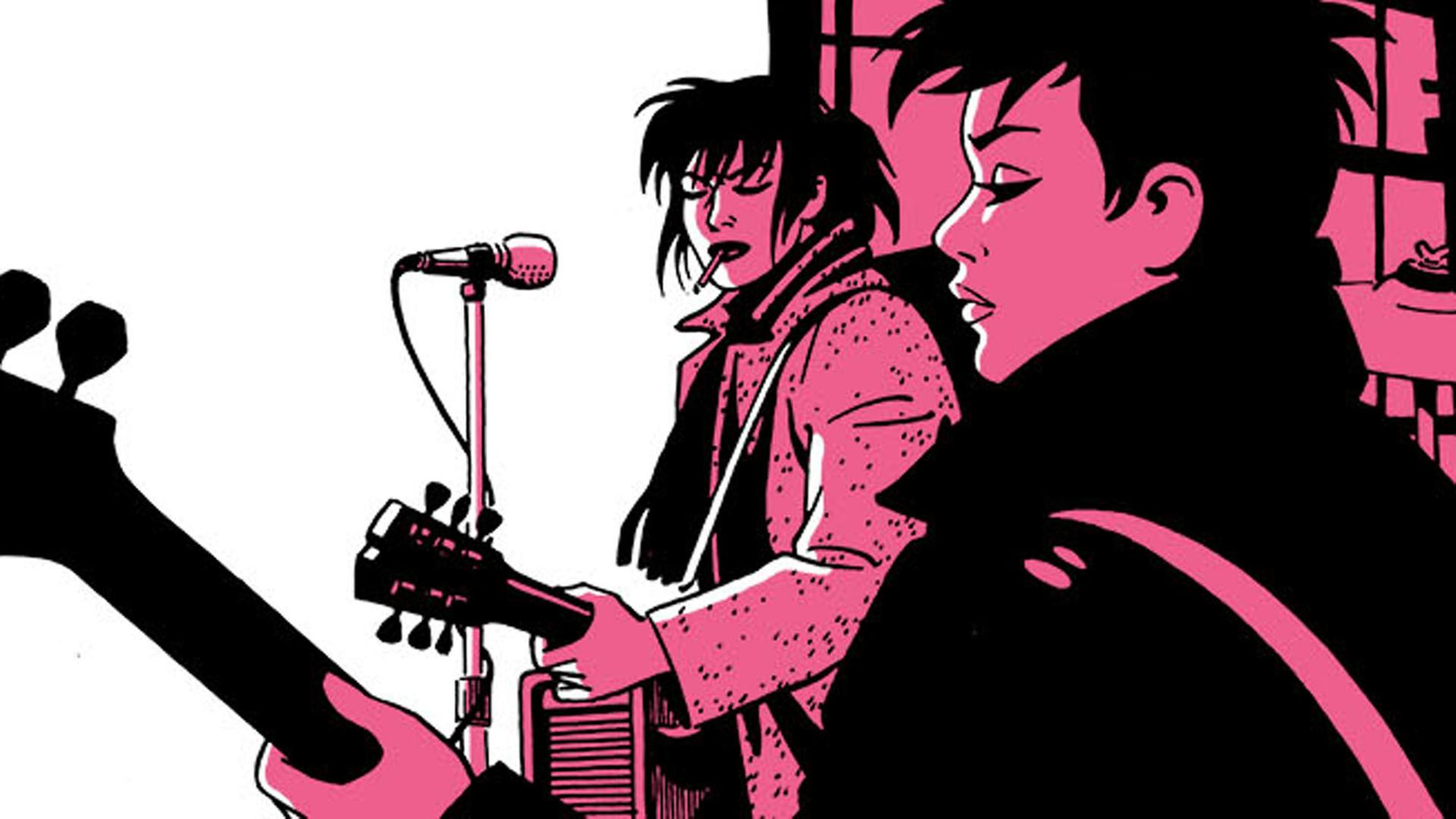 Ausschnitt aus der Neuauflage des Comics "Love & Rockets" Ausschnitt aus der Neuauflage des Comics "Love & Rockets"