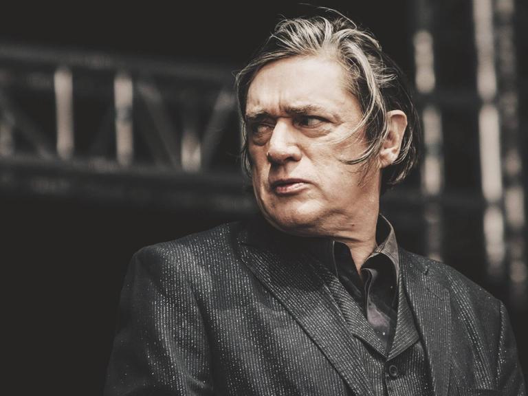 Einsturzende Neubauten live mit Blixa Bargeld in Kopenhagen bei einem Konzert (2018).