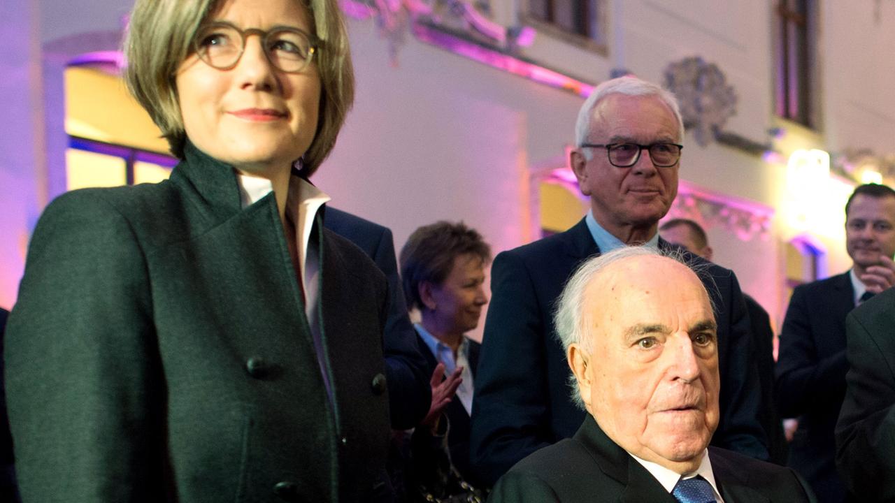 Bundeskanzler a.D. Helmut Kohl und seine zweite Ehefrau, Maike Kohl-Richter (2014)
