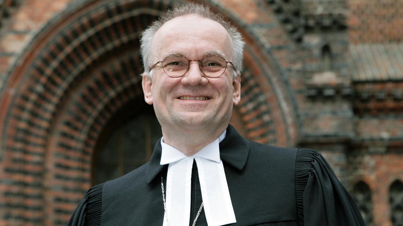 Horst Gorski vor der St. Nikolai Kirche in Kiel am 15.06.2008 Horst Gorski vor der St. Nikolai Kirche in Kiel am 15.06.2008