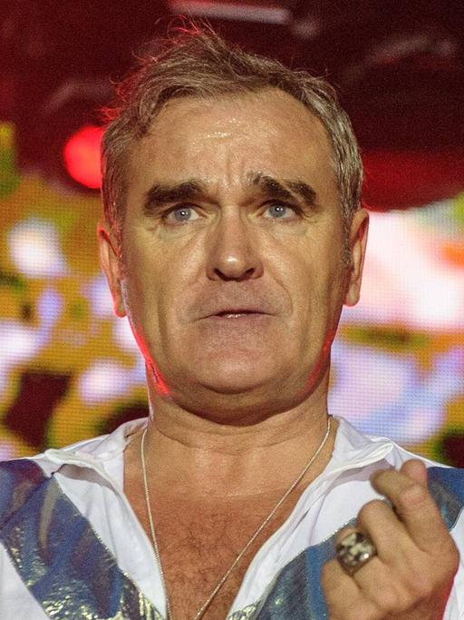 Morrissey bei einem Auftritt im Juni 2015.