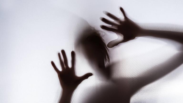 Der Schatten einer panischen Frau Der Schatten einer panischen Frau