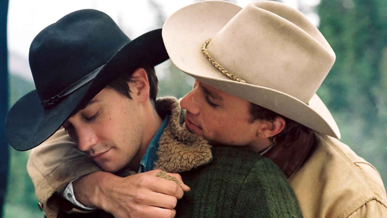 Heath Ledger (r) und Jake Gyllenhaal in einer Szene des Films "Brokeback Mountain" Heath Ledger (r) und Jake Gyllenhaal in einer Szene des Films "Brokeback Mountain"