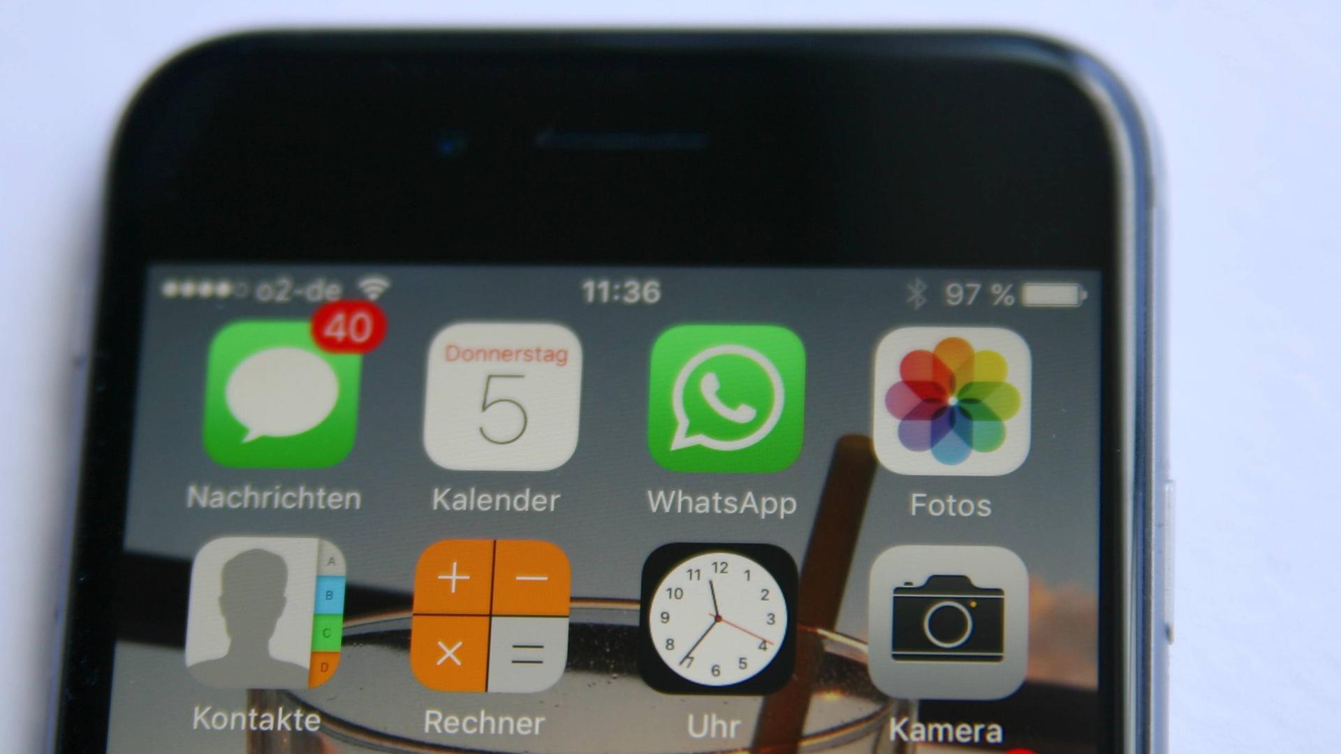 Apps auf einem Smartphone.