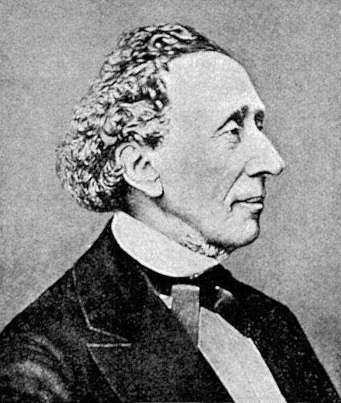 Der dänische Dicher Hans-Christian Andersen. Der dänische Dicher Hans-Christian Andersen.