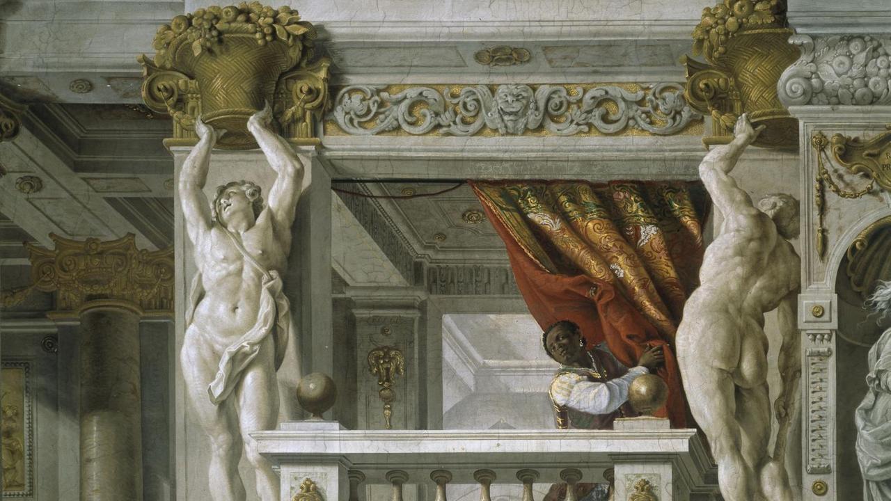 Ausschnitt aus den Fresken von Michele Colonna und Agostino Mitelli im Palazzo Pitti, Florenz. Ausschnitt aus den Fresken von Michele Colonna und Agostino Mitelli im Palazzo Pitti, Florenz.