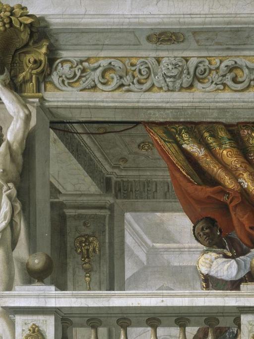 Ausschnitt aus den Fresken von Michele Colonna und Agostino Mitelli im Palazzo Pitti, Florenz.