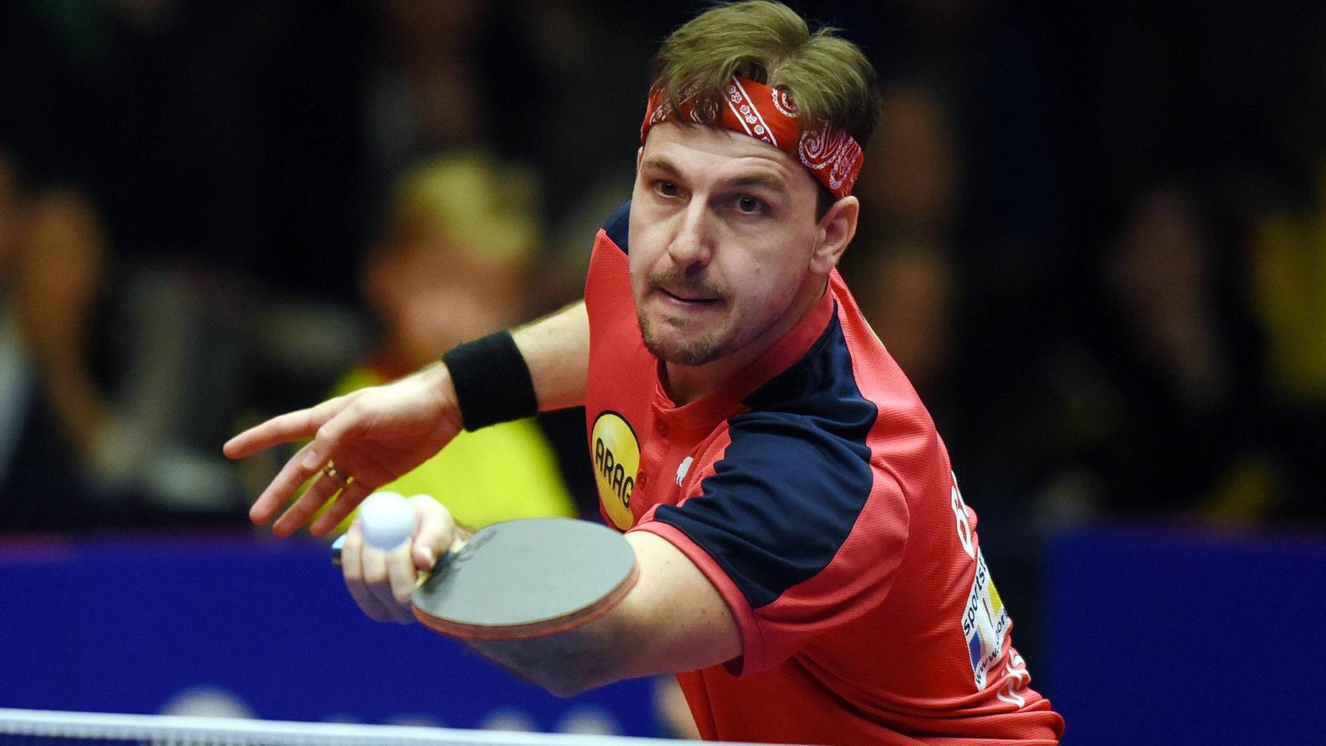 TT CL Finale Borussia Düsseldorf - Fakel Gazprom Orenburg (RUS) 13.05.2018 /Timo Boll gegen Dimitrij Ovtcharov / Boll in Aktion *** TT CL Final Borussia Dusseldorf Fakel Gazprom Orenburg RUS 13 05 2018 Timo Boll against Dimitrij Ovtcharov Boll in action HM TT CL Finale Borussia Düsseldorf - Fakel Gazprom Orenburg (RUS) 13.05.2018 /Timo Boll gegen Dimitrij Ovtcharov / Boll in Aktion *** TT CL Final Borussia Dusseldorf Fakel Gazprom Orenburg RUS 13 05 2018 Timo Boll against Dimitrij Ovtcharov Boll in action HM