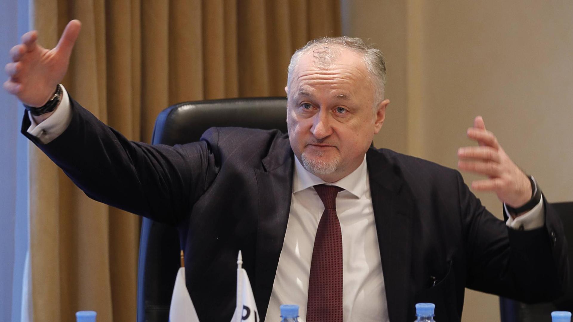 Der Chef der russischen Anti-Doping-Agentur Juri Ganus Der Chef der russischen Anti-Doping-Agentur Juri Ganus