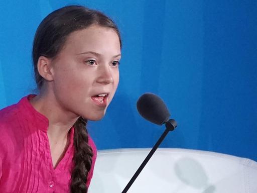 Greta Thunberg hält eine wütende Rede beim UN KLimagipfel in New York City.